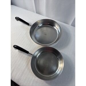 Revere 8 Inch / 10 Inch  Lot Of 2 Pans